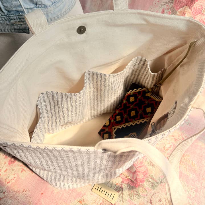 Atenti - Wholesale Tote Bag - Women's - The Sew Crewel Project Tote-Lg, Needle Arts/Craft Carryall, USA Handmade1