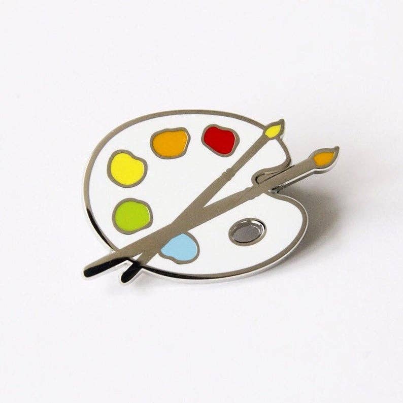 Unexpected Flair - Wholesale Lapel Pin/Button - Paint Palette Enamel Pin