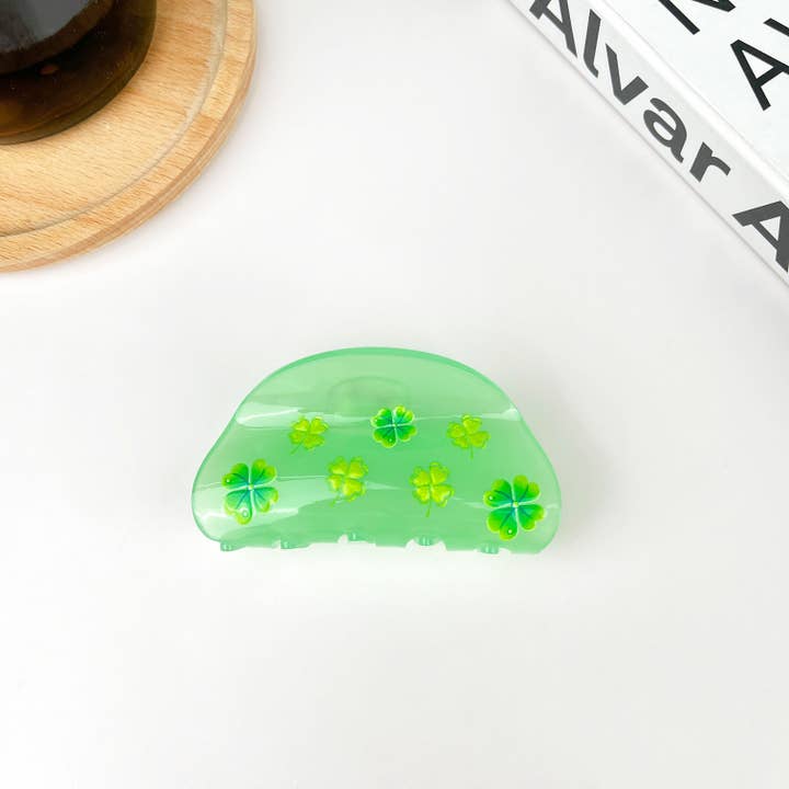TheDivaSoap - Wholesale Hair Clip - Women's - Four Leaf Clover Hair Clip