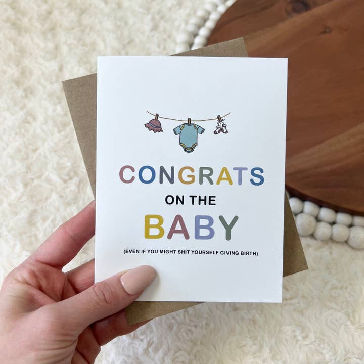 AFH220 Baby Shower Card AFH220 Baby Shower Card