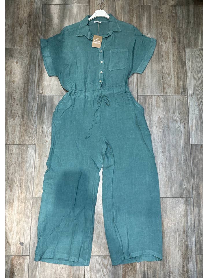 LÉA & LUC - Vendita all'ingrosso Tuta intera - Donna - Combinazione in 100% lino RIF.219027