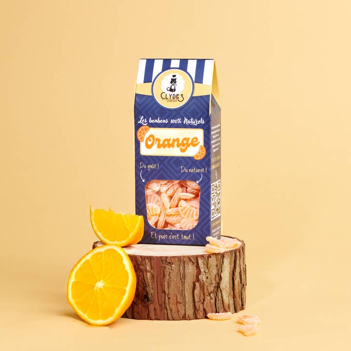 Clyde's Company - Wholesale Hard Candy - Orange 150Gr (Orange Candies)