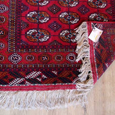 Bordeaux Bukhara Design Oriental Carpet “Teke” 2.58 m² for wholesale by Organic Boutique Barcelona