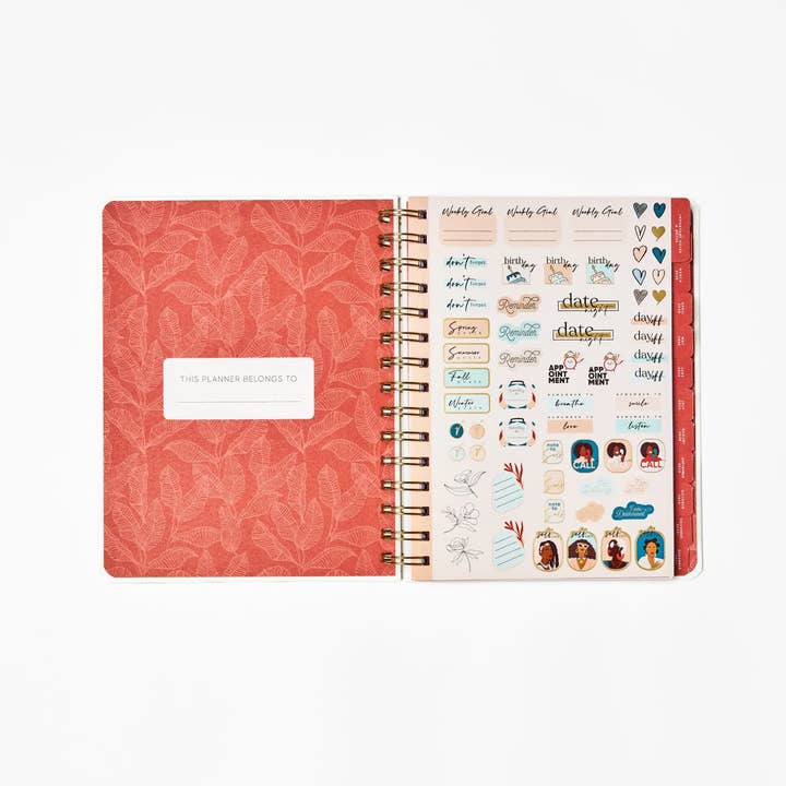 Be Rooted - Wholesale Planner - 2025 Manifest Your Dreams Yearly 12 month Planner