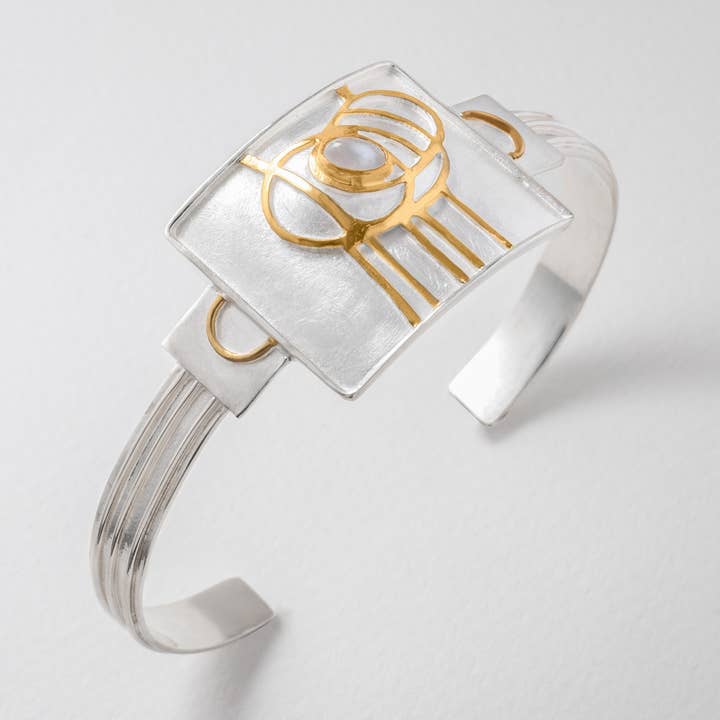 C R Mackintosh School Of Art Bangle for wholesale by Paula Bolton Jewelry