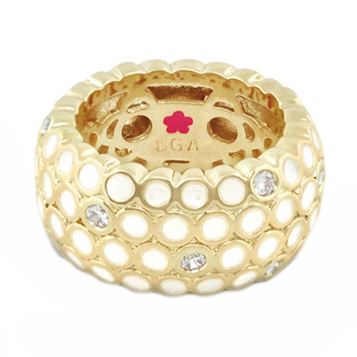 Fun Bubbles Band Ring voor wholesale door Lauren G Adams