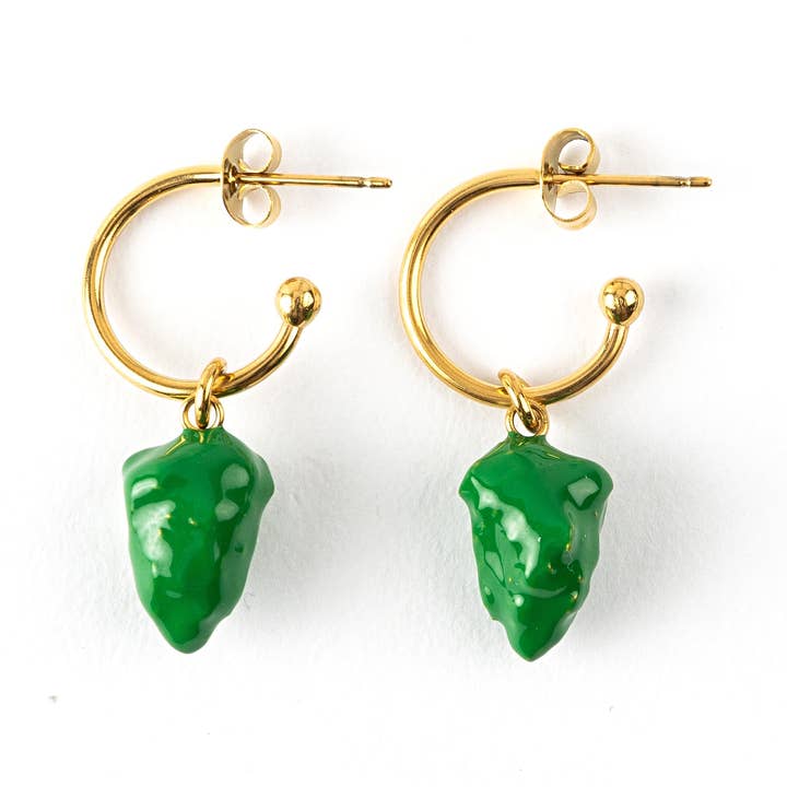 NUG CHARM EARRING SET for wholesale by Frankie Smoke