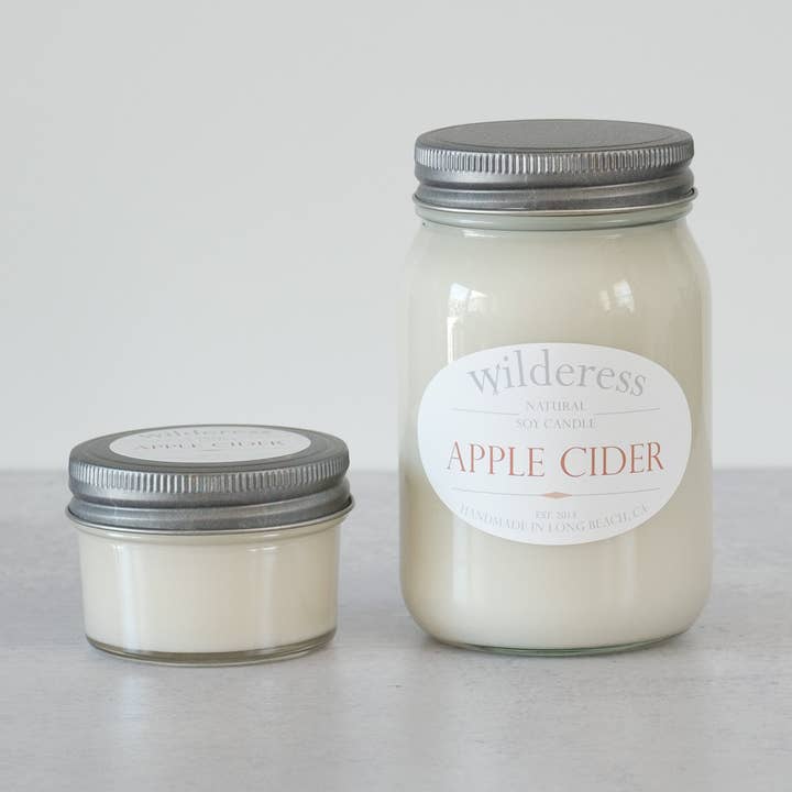 Candela di soia al sidro di mele per la vendita all'ingrosso da parte di Wilderess