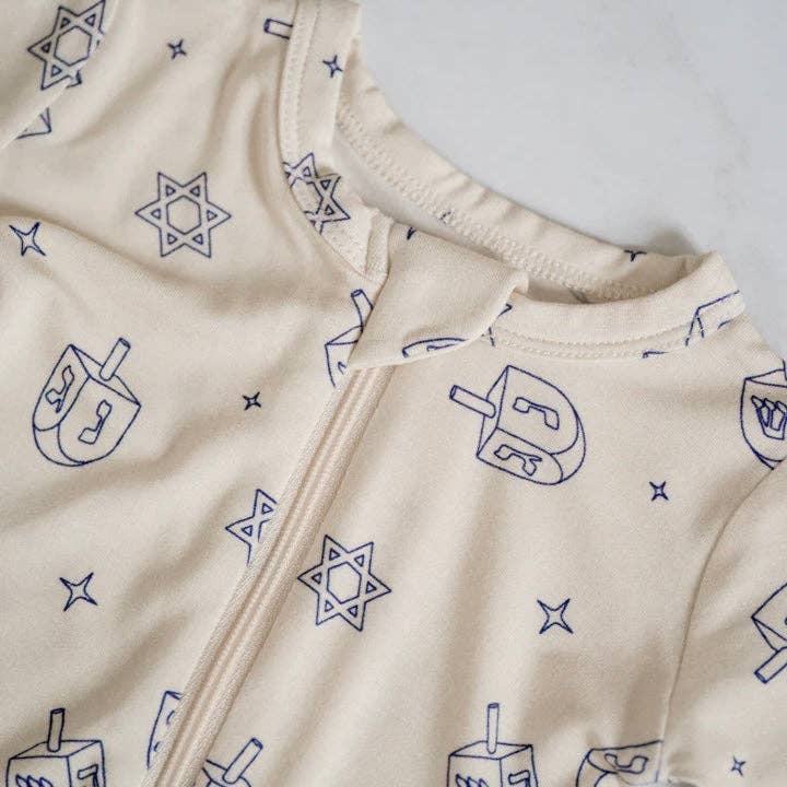 Atlas Grey - Wholesale Sleepsuit - Baby - Holiday Bamboo Pajamas