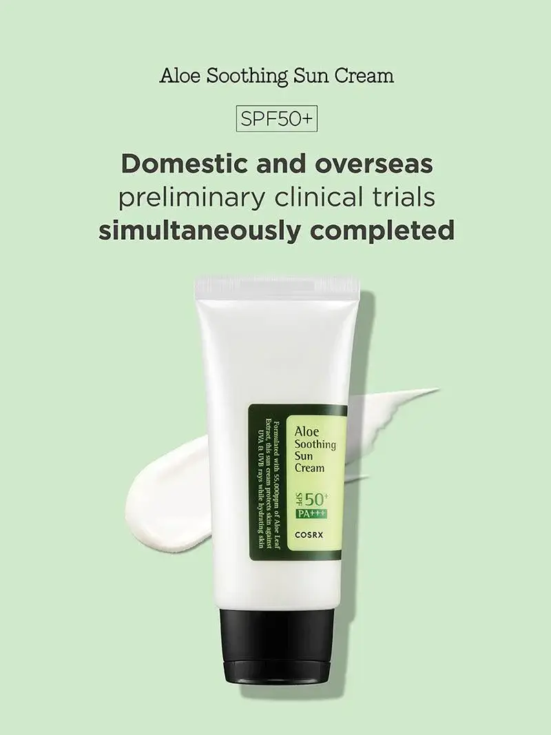 Kosmic - Kbeauty Skincare – wholesale Sunscreen – [COSRX] ALOE SOOTHING SUN CREAM SPF50+ PA+++ 50ML6