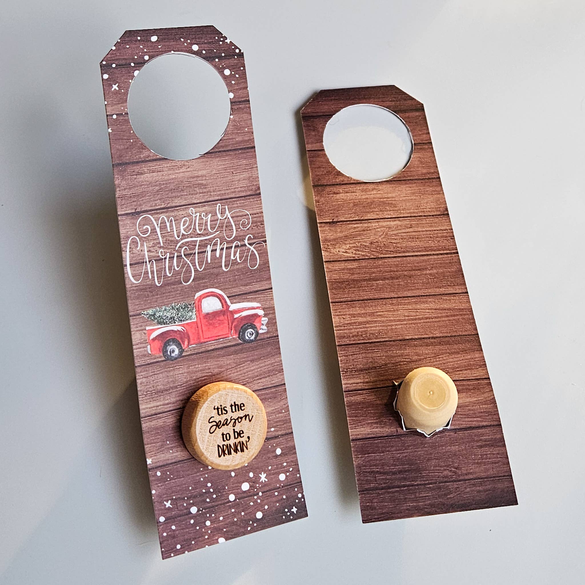 Lou Golden Designs - Wholesale Wine Stopper - Christmas Wine Bottle Gift Tag & Stopper7