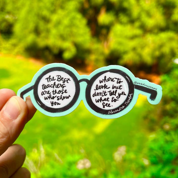 Uncle Dunc's Sticker Shoppe - Wholesale Sticker - The Best Teachers Show Us Where to Look {Sticker}