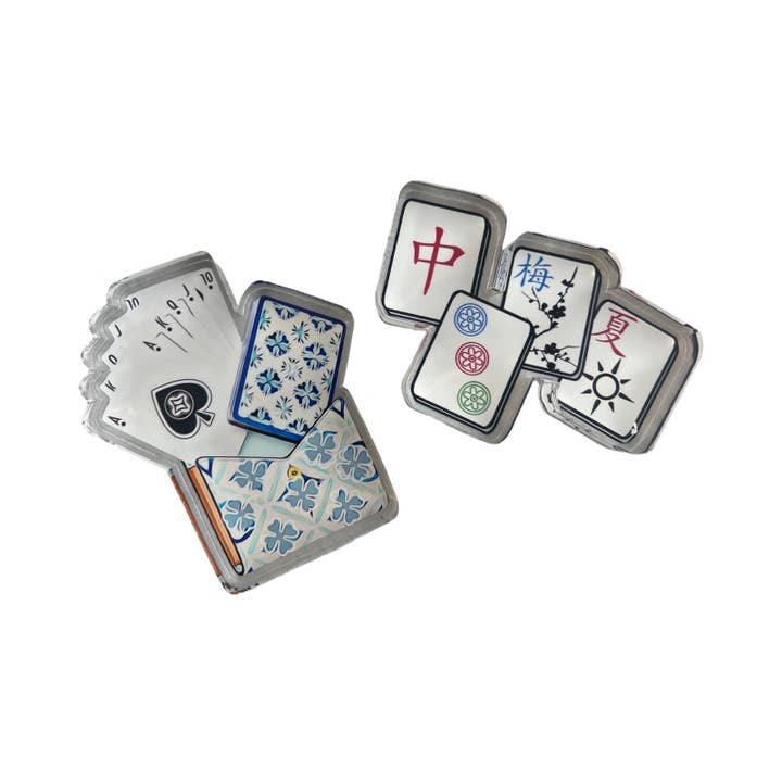 Maven Home - Wholesale Decorative Tabletop Object - Acrylic Napkin Weight - Mahjong