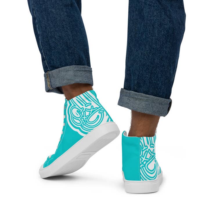 LML Clothing by Halfwait - Wholesale Lifestyle trainers – Men′s - Men’S LML Clothing High Top Canvas Shoes1