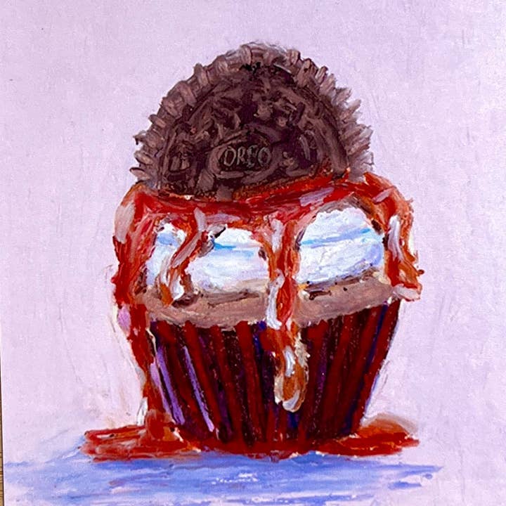Oreo Cupcake | Impression artistique pour la vente par Janine Payne Illustrations