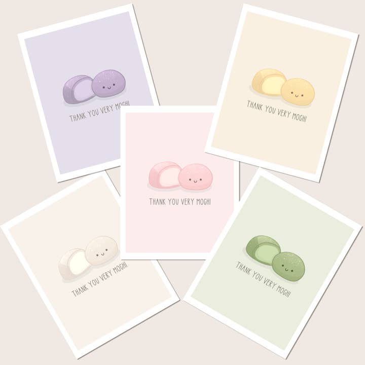Tarjetas de felicitación Thank You Very Mochi para venta al por mayor de Scotty&Mel