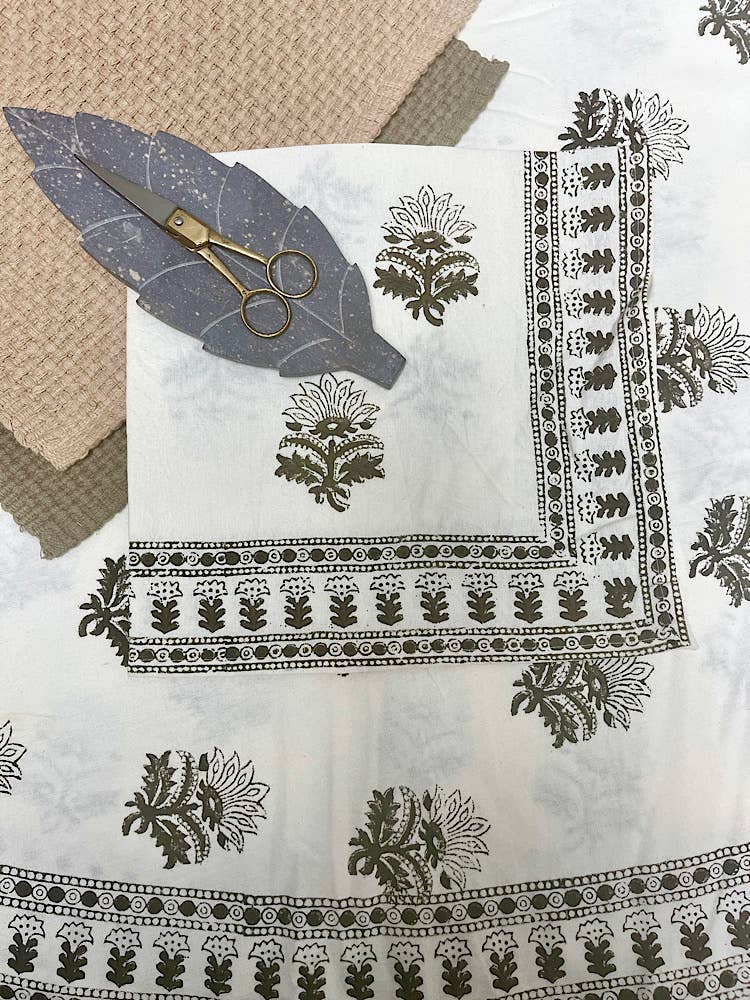 natural habitat - Wholesale Dinner & Cloth Napkin - Napkins Agra Moss on Natural2