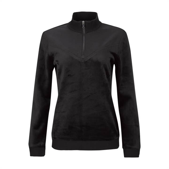 The Velour Long Sleeve Pullover for wholesale by LOHLA SPORT