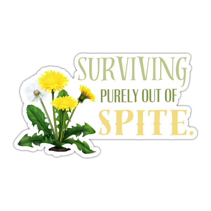 Pegatina Sobreviviendo puramente fuera del despecho para venta al por mayor de Twisted Wares