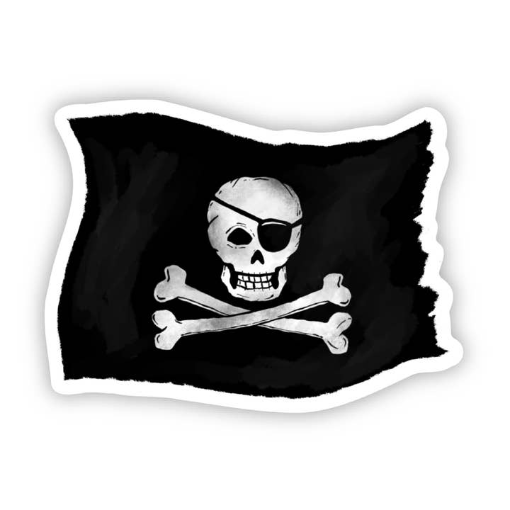 Jolly Roger - Pirate Flag - Sticker for wholesale by Kevin & Kaia