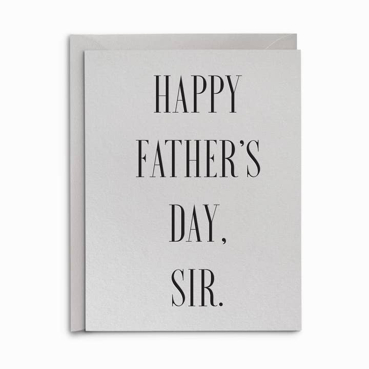 Happy Father's Day, Sir - Father's Day Card for wholesale by Annabel Reese