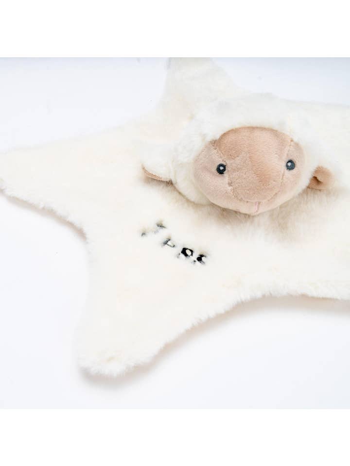 Lulabay - Wholesale Security/Cuddle Blanket - Baby - Babies Personalised Unisex Recycled Lamb Comforter