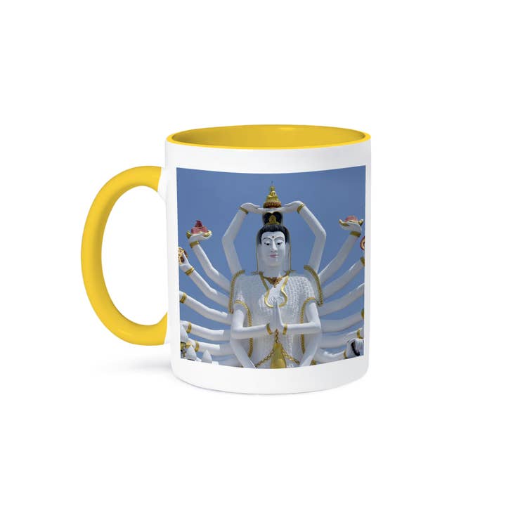 3dRose - Wholesale Coffee Mug - 3dRose, Kwan Yin, Wat Plai Laem, Ko Samui, Thailand - AS36 CMI0786 - Cindy Miller Hopkins, Mug
