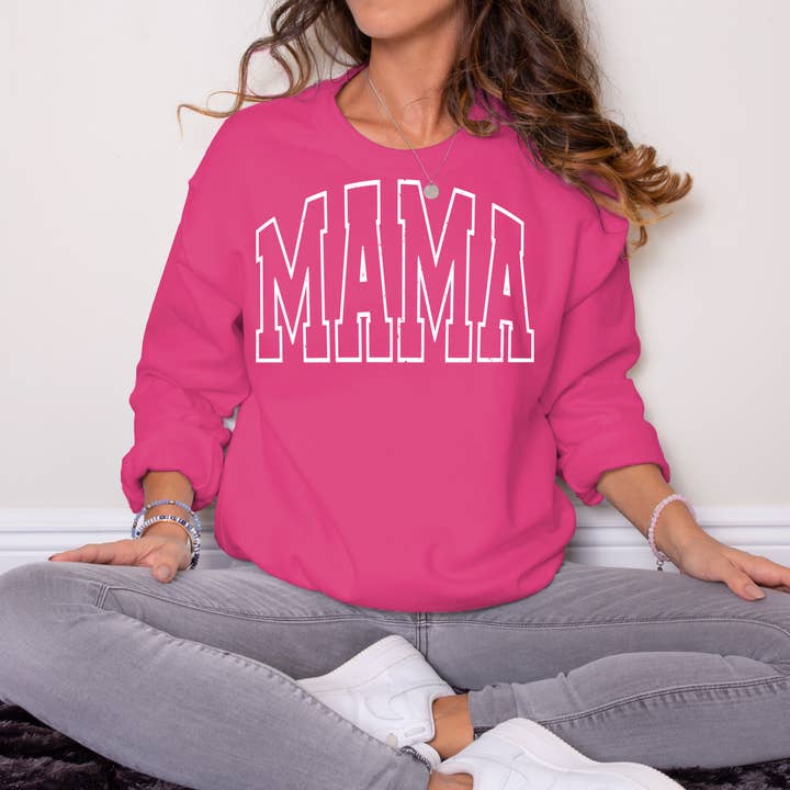 Mama Graphic Sweatshirt - Western - Fall Tee - Graphic Tee for wholesale by Wholehearted Motherhood and Co.