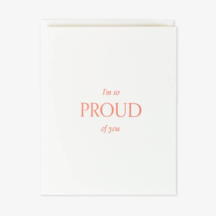 Ich bin so stolz auf dich Karte für den Großhandel von Kindly,