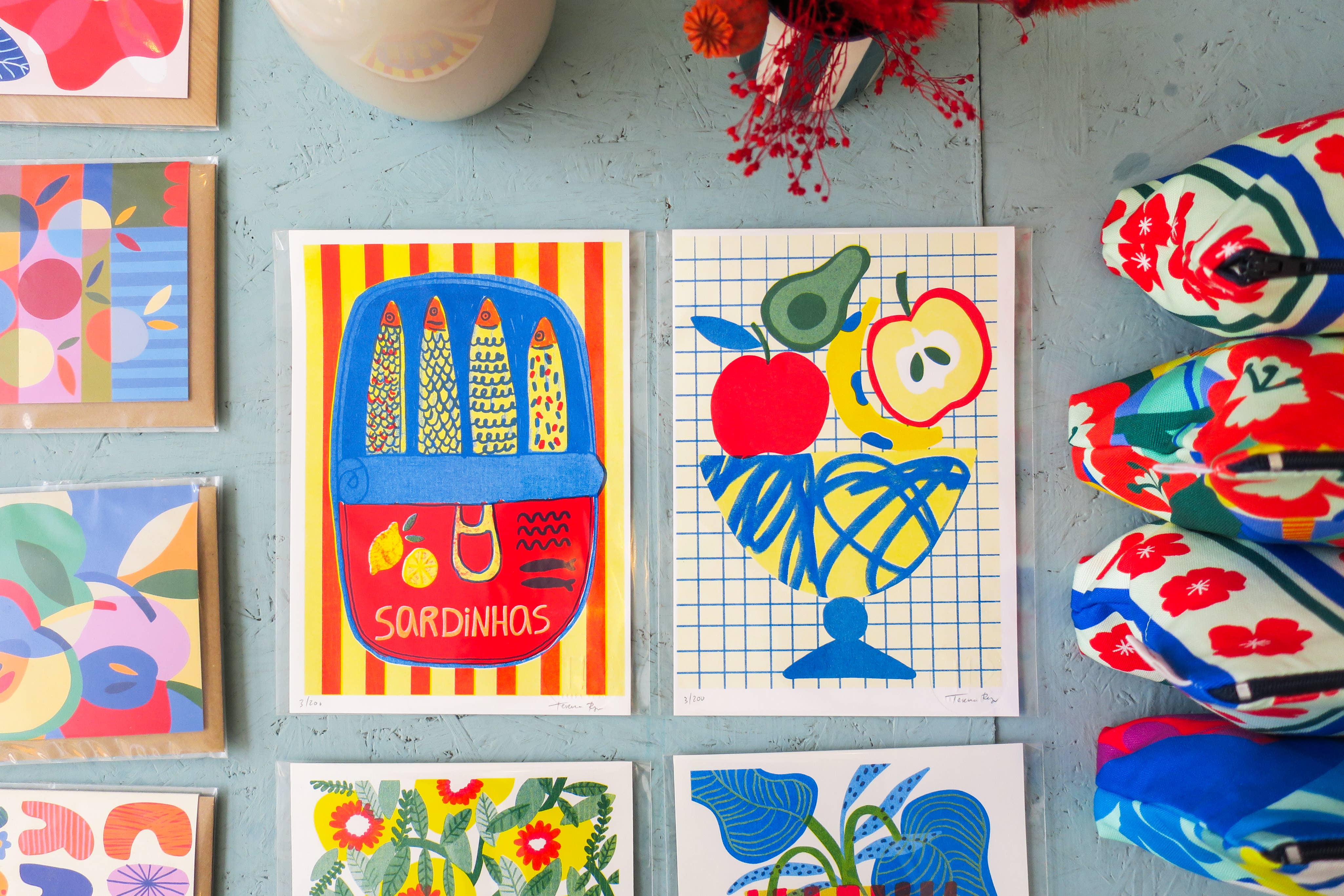 Teresa Rego - Wholesale Art Print - Risoprint Sardinhas4