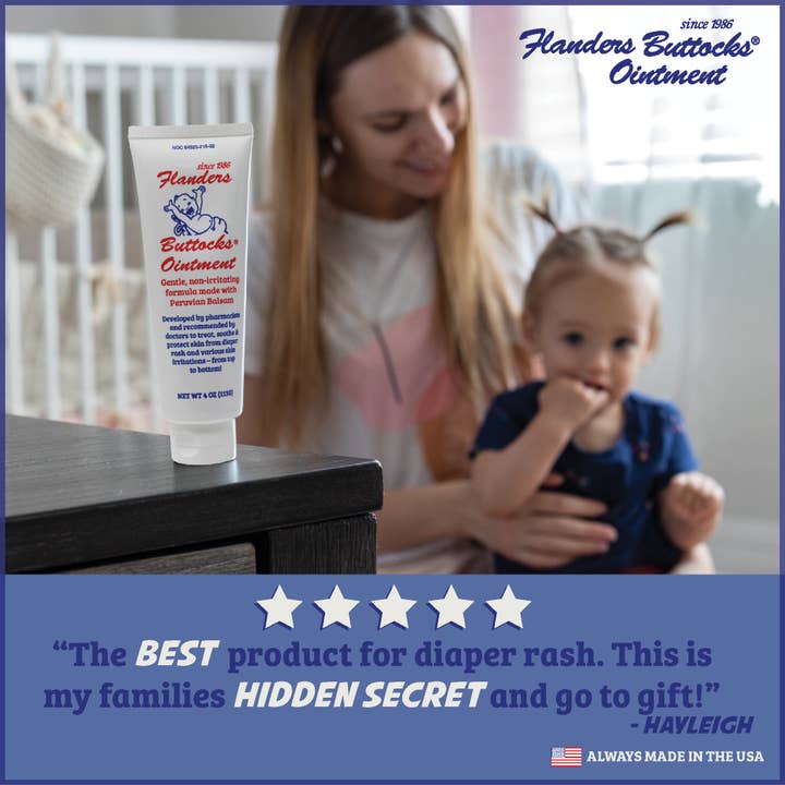 Flanders Skin Care - Wholesale Diaper Cream - Flanders Buttocks Ointment2