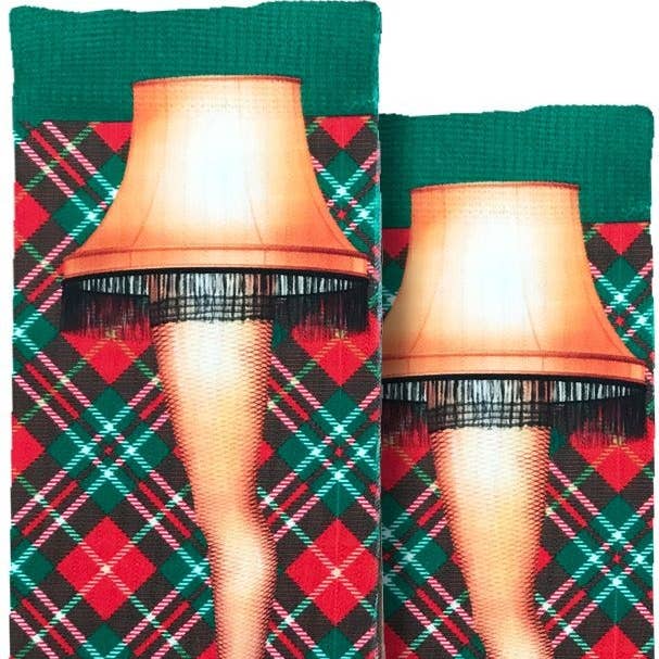 Leg Lamp Socks for wholesale by Spoontiques, Inc