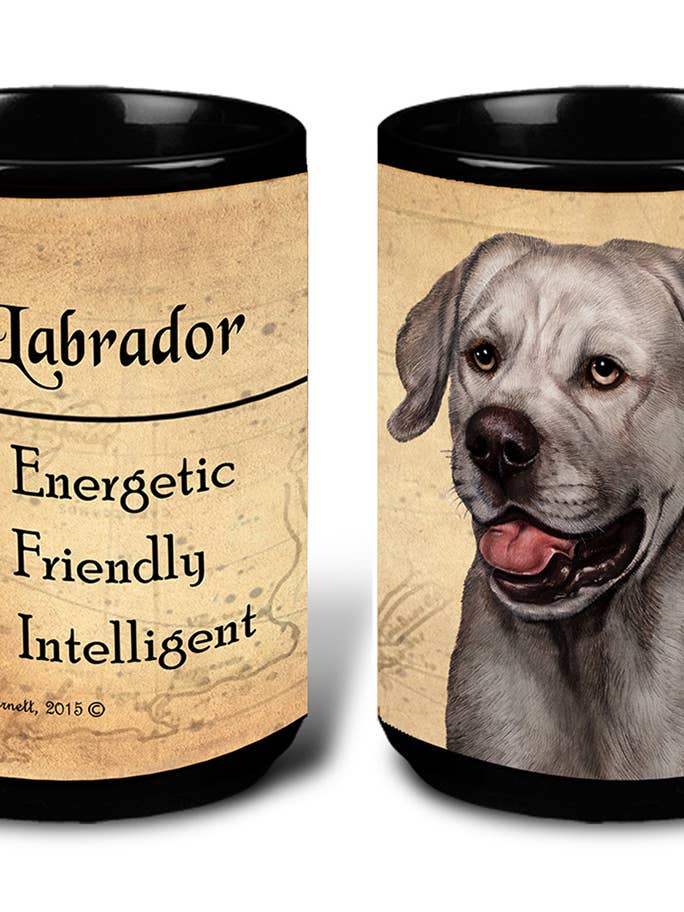 My Faithful Friend Mugs Silver Labrador (English) for wholesale by Pet Gifts USA, LLC