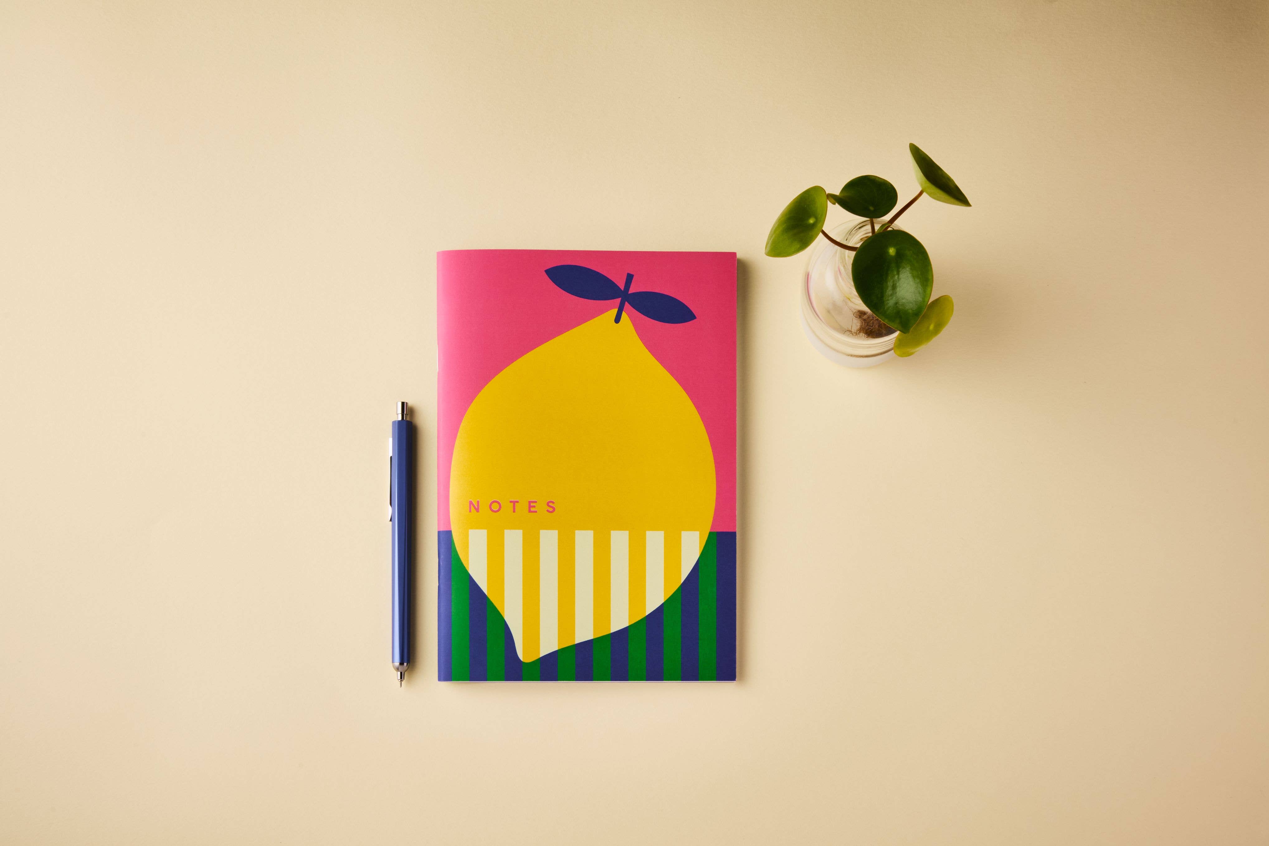 In Real Life - Venta al por mayor Cuadernos - Cuaderno Sorrento con diseño de limón1
