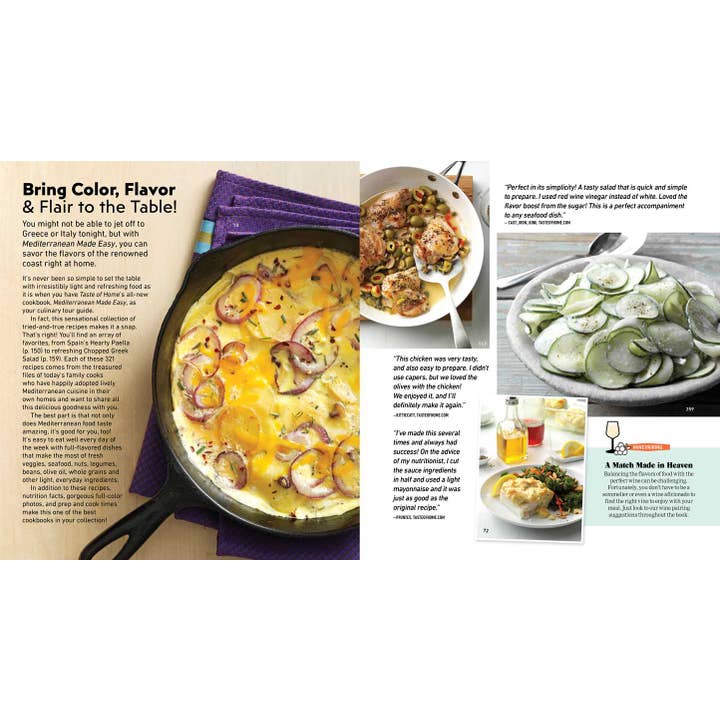 Simon & Schuster - Wholesale Book - Adult - Taste of Home Mediterranean Made Easy by Editors at Taste of Home