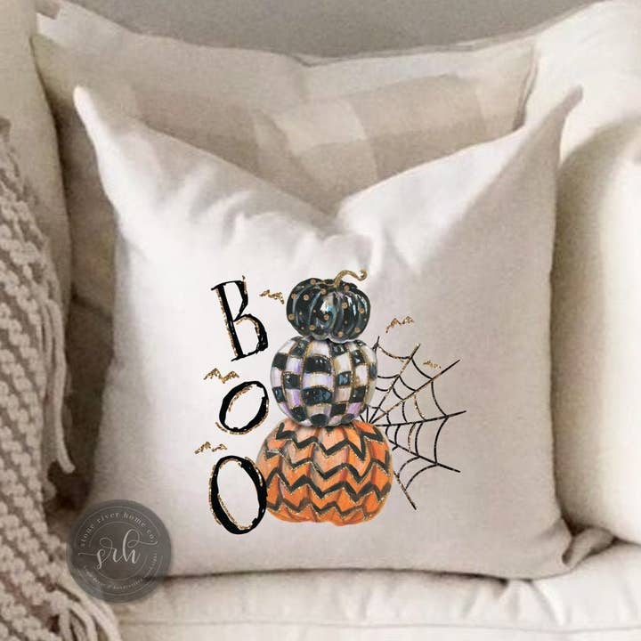 Halloween Pillow Cover | Fall Farmhouse Decor | for wholesale by Stone River Home Co