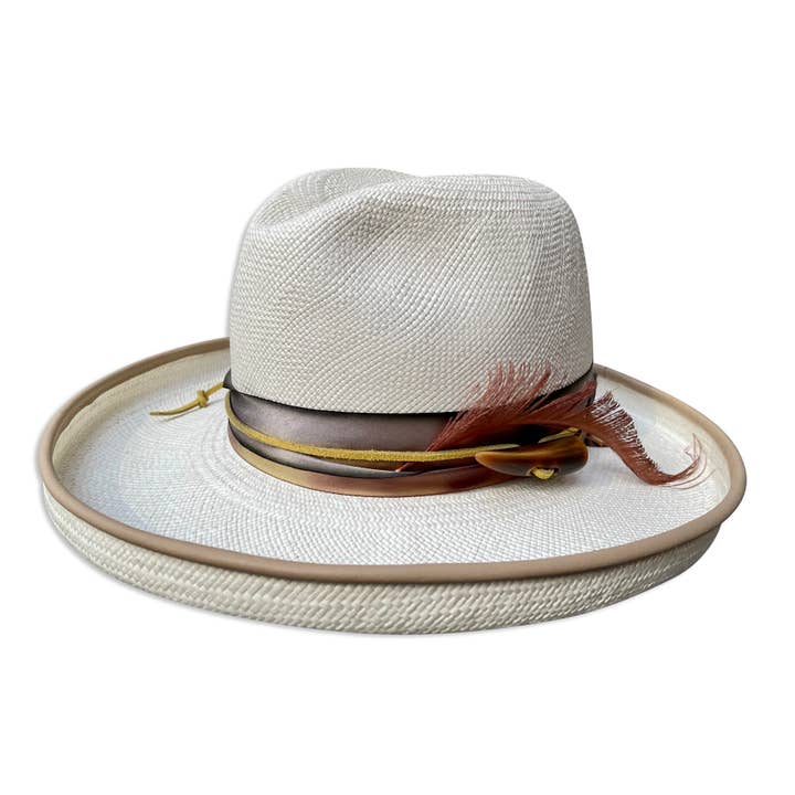 Cha Cha's House of Ill Repute - Wholesale Fedora - Women's - Kettle - Bleach Panama Fedora