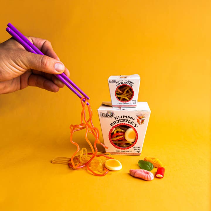 Grandpa Joe's Candy Shop - Wholesale Gummy - Raindrops Gummi Noodles, 3.88oz, 12ct Case6