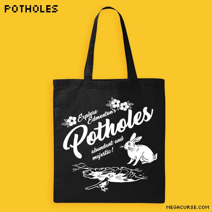 Edmonton Potholes Tote Bag for wholesale by megacurse