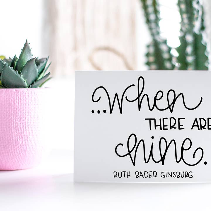 When There Are Nine note card | Set of 1, 4, 8, or 12 por atacado de Cheery & Chic™