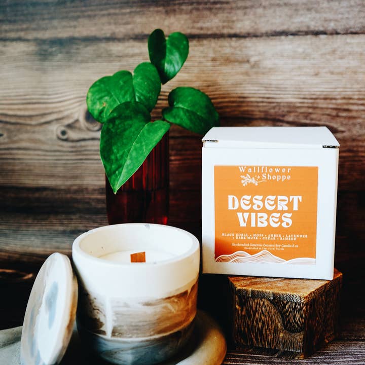 The Wallflower Shoppe - Wholesale Jar/Filled Candle - Desert Vibes
