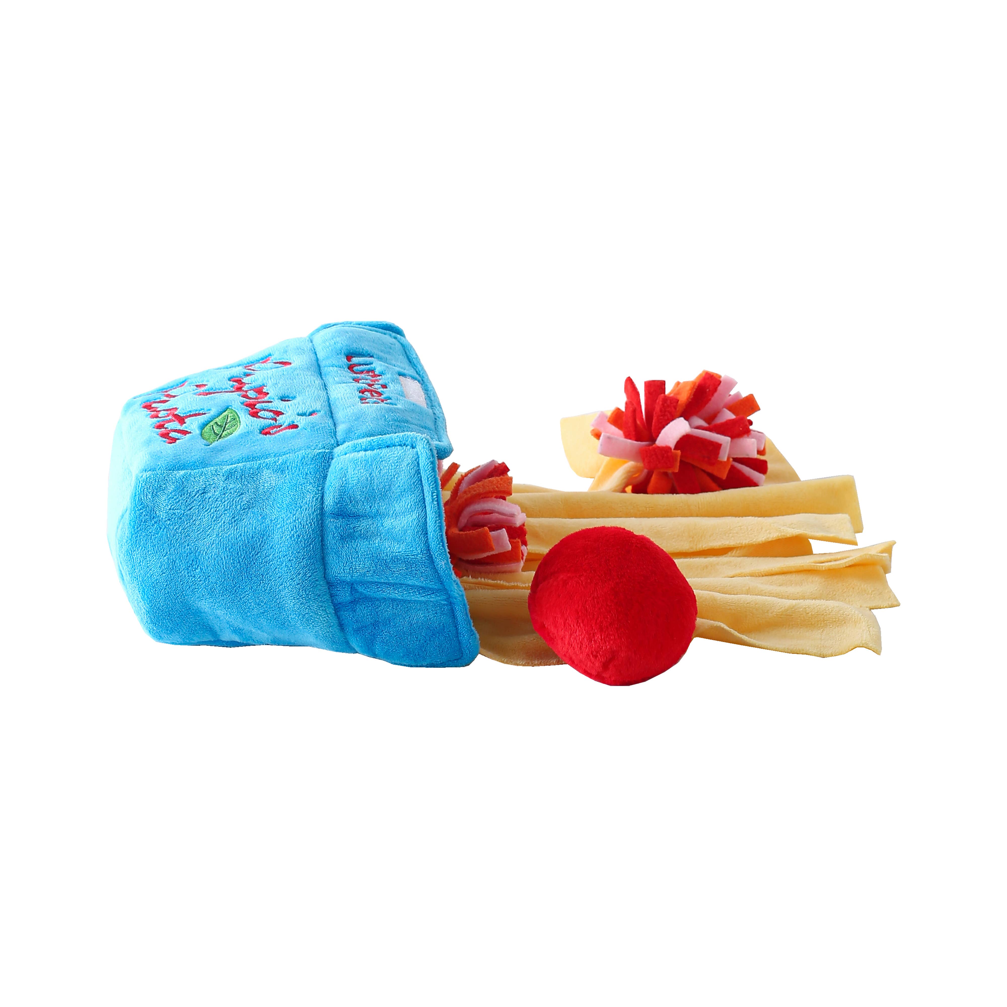 LUFTPETS - Wholesale Pet Plush Toy - Dog - Pasta Snuffle Toy for Dogs – Crinkly & Squeaky Enrichment 25