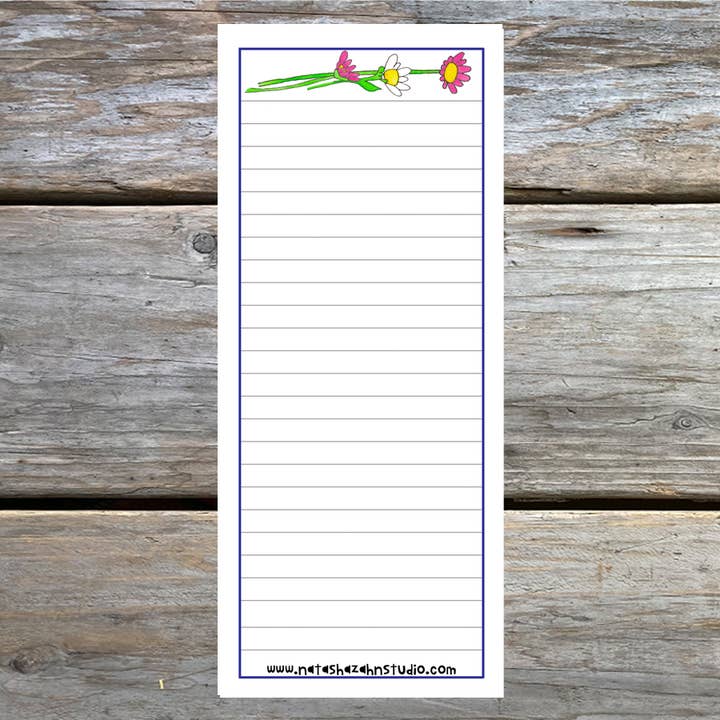 Wildflower Shopping List for wholesale by Natasha Zahn Studio