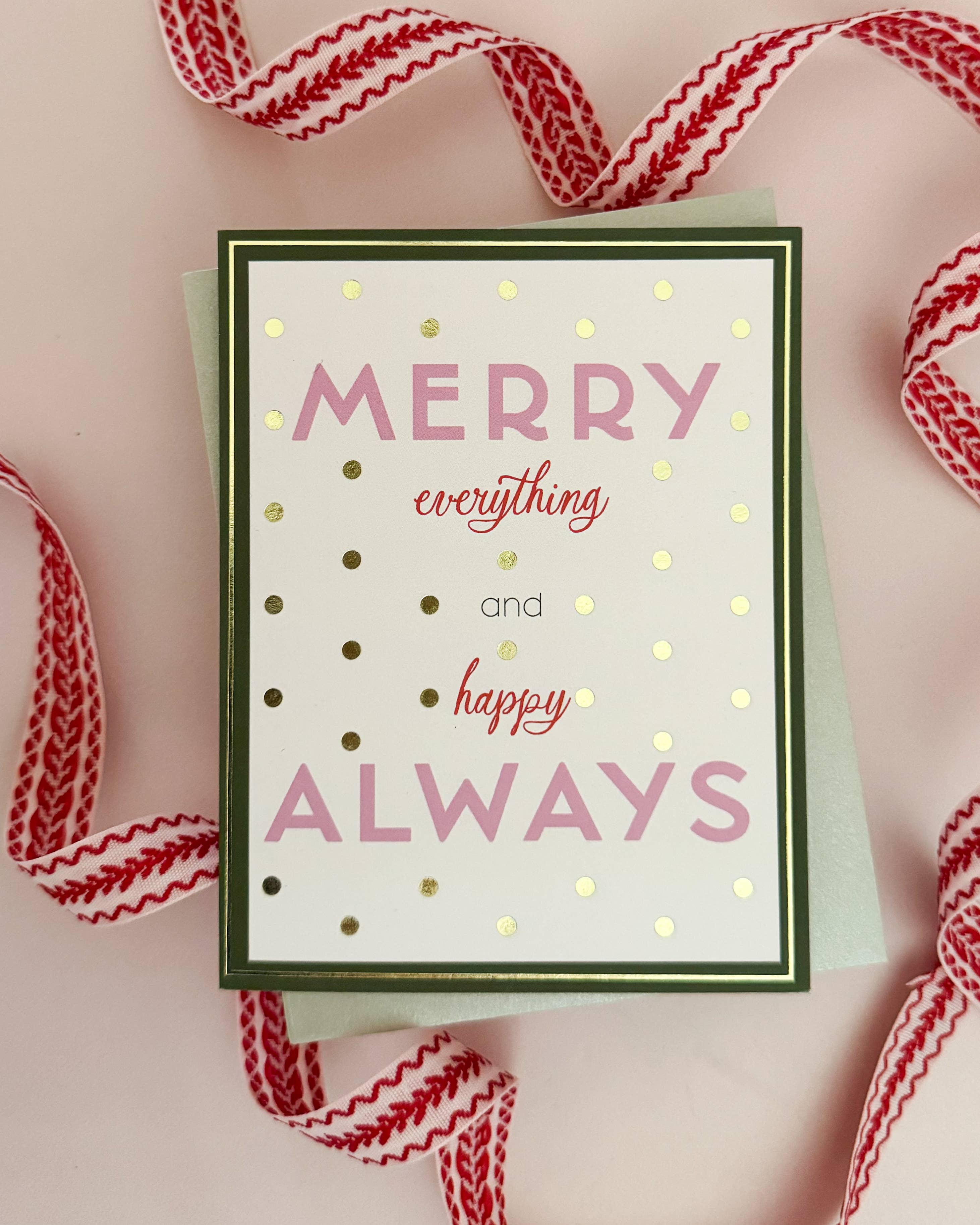 Blue Leaf Design Co. - Wholesale Season's Greetings Card - Merry Everything Holiday Card Set