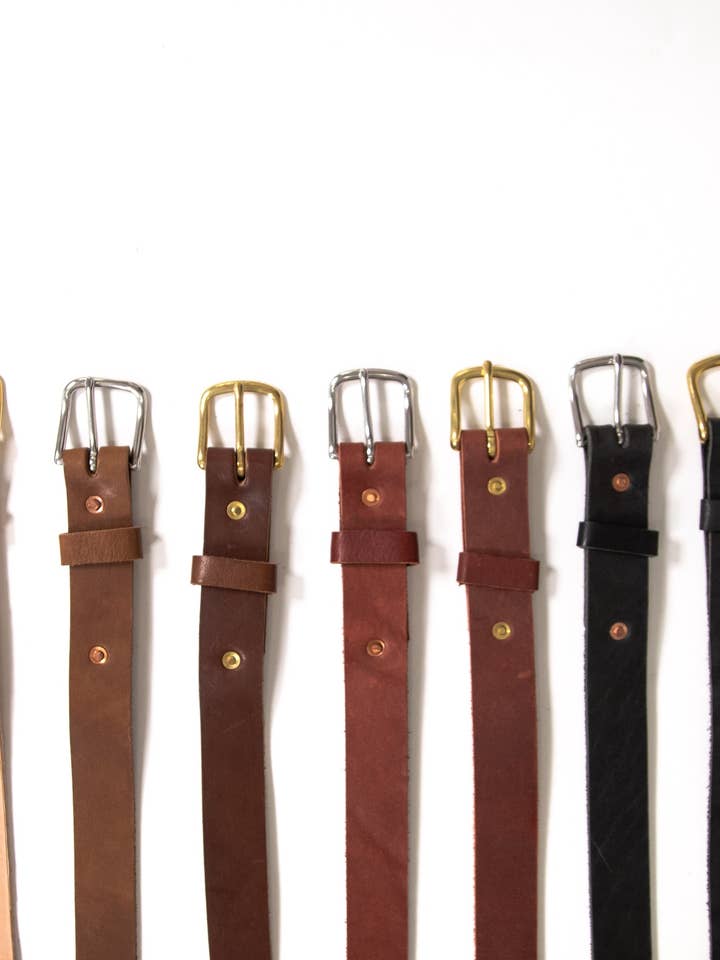 Roscoe Belt - 1 1/4 inch width for wholesale by Earth and Hide