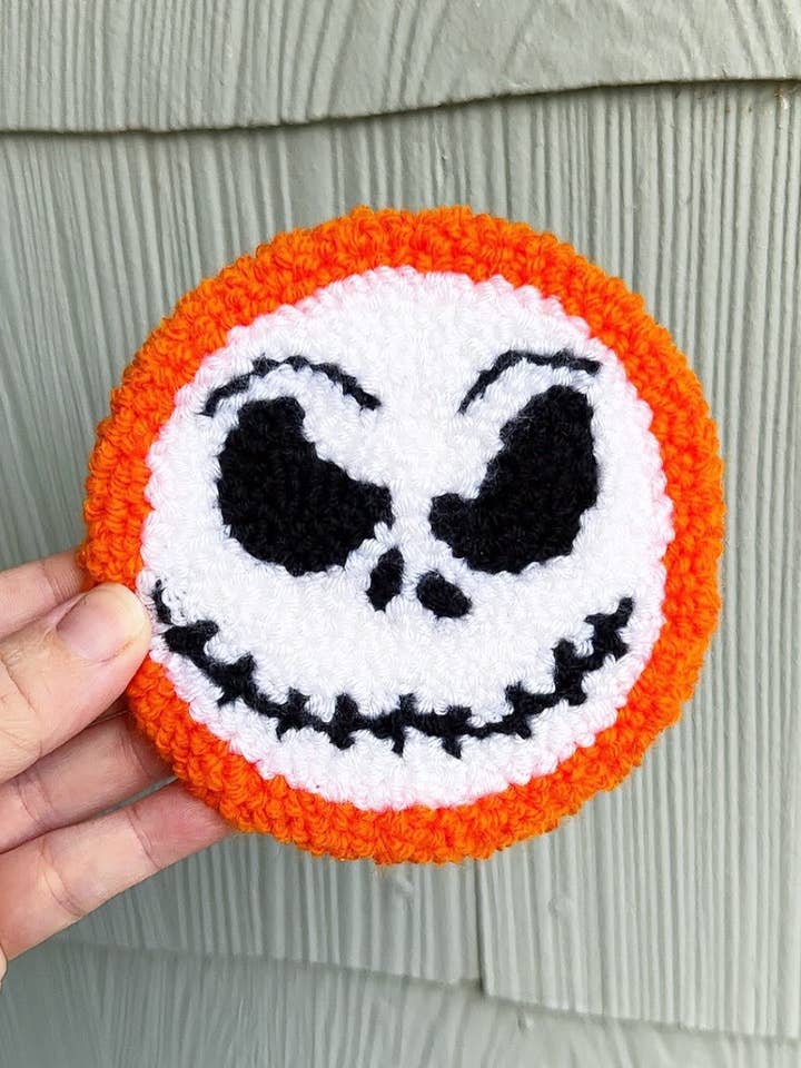 Base de Copos de Agulha Punch Rei Abóbora por atacado de Bless Your Cottons