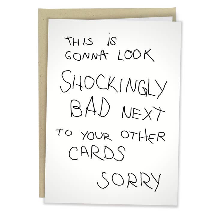 Shockingly Bad for wholesale by Sleazy Greetings