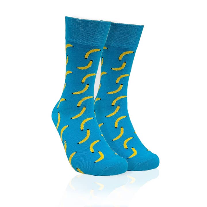 Banana Socks from the Sock Panda (Adult Medium - Women's Sho for wholesale by Sock Panda