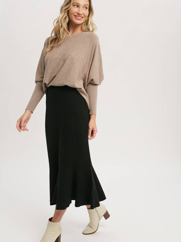 Bluivy - Wholesale Skirt - Women's - MERMAID SWEATER MIDI SKIRT28