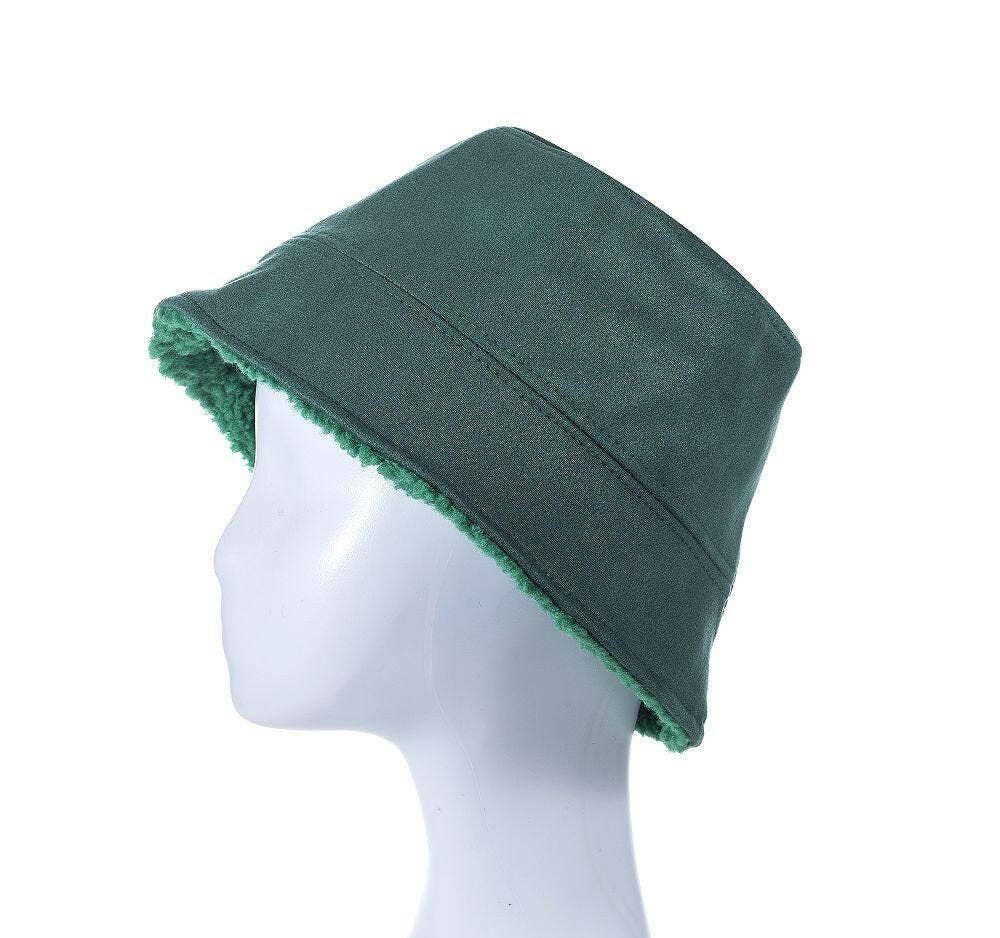 Fox by Ren GmbH - Wholesale Beanie - Dames - Reversibele suede vissersmuts0